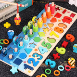 Wooden Alphabet & Number Puzzle Board for Kids