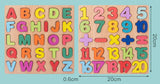 Wooden Animal Alphabet Puzzle Board