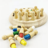 Wooden Memory Match Stick Game