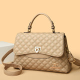 Women's Diamond Quilted Crossbody Shoulder Bag