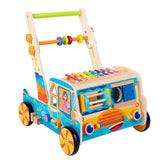 Wooden Early Education Multi-functional Walker