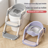 3-in-1 Kids Potty Training Toilet Seat with Ladder – Portable Children’s Toilet Trainer