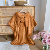 Rabbit Ears Hooded Baby Bath Towel Robe