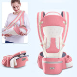 3-in-1 Ergonomic Baby Carrier with Hip Seat