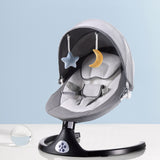 Electric Baby Rocking Chair with Remote Control – Automatic Infant Swing Seat with Toys & Pillow for Newborns (0–12 Months), Portable Soothing Baby Bouncer