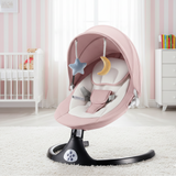 Electric Baby Rocking Chair with Remote Control – Automatic Infant Swing Seat with Toys & Pillow for Newborns (0–12 Months), Portable Soothing Baby Bouncer