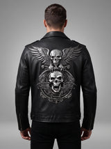 Skull Rider Biker Jacket