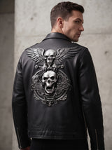 Skull Rider Biker Jacket