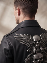Skull Rider Biker Jacket