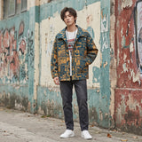 Oversized Lapel Wool Blend Jacket