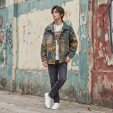 Oversized Lapel Wool Blend Jacket