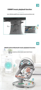 Electric Baby Rocker & Bassinet Chair