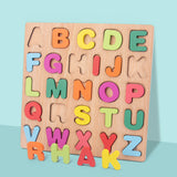 Wooden Animal Alphabet Puzzle Board