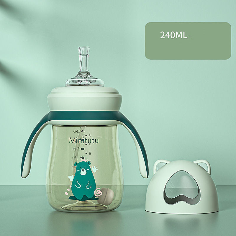 PPSU Baby Straw Cup with Handles