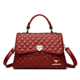 Women's Diamond Quilted Crossbody Shoulder Bag