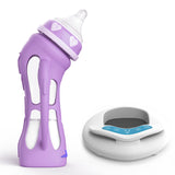 USB Heated Glass Baby Bottle