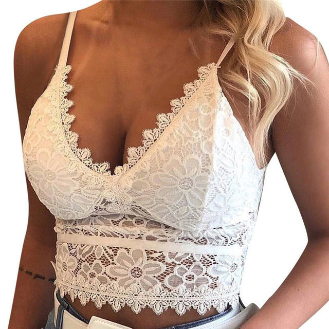 Women's Lace Bralette Slip Dress