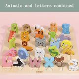 Wooden Animal Alphabet Puzzle