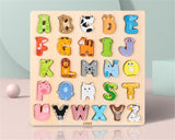 Wooden Animal Alphabet Puzzle
