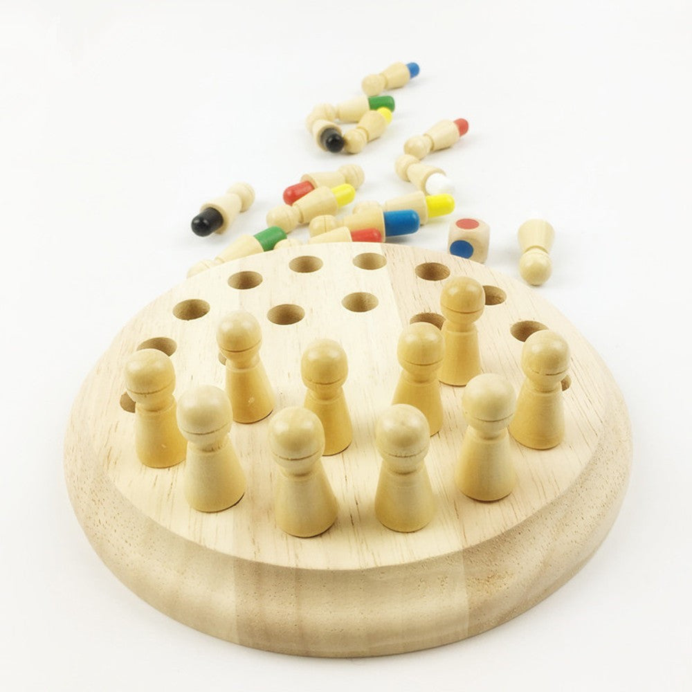 Wooden Memory Match Stick Game