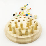 Wooden Memory Match Stick Game