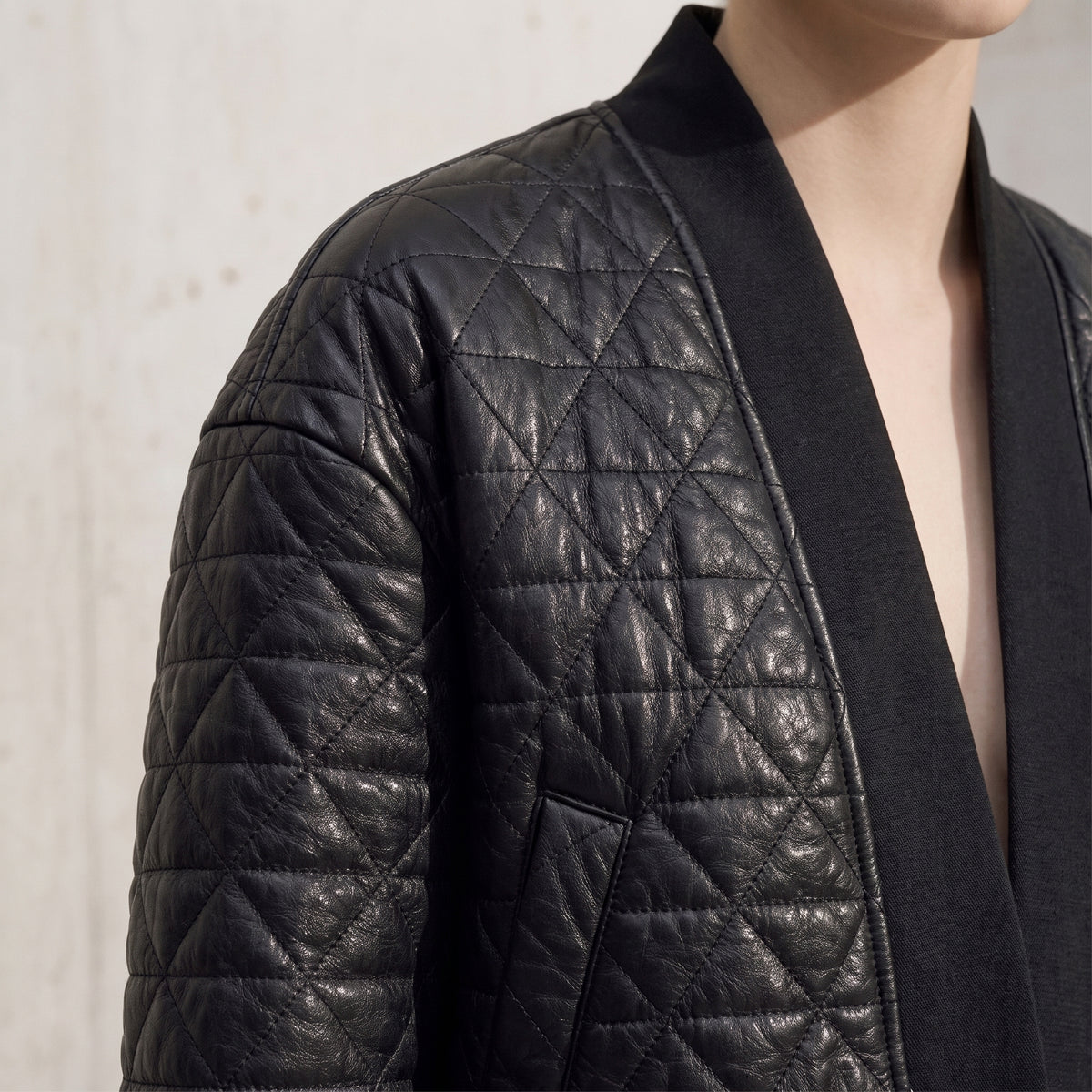 Quilted Cropped Jacket