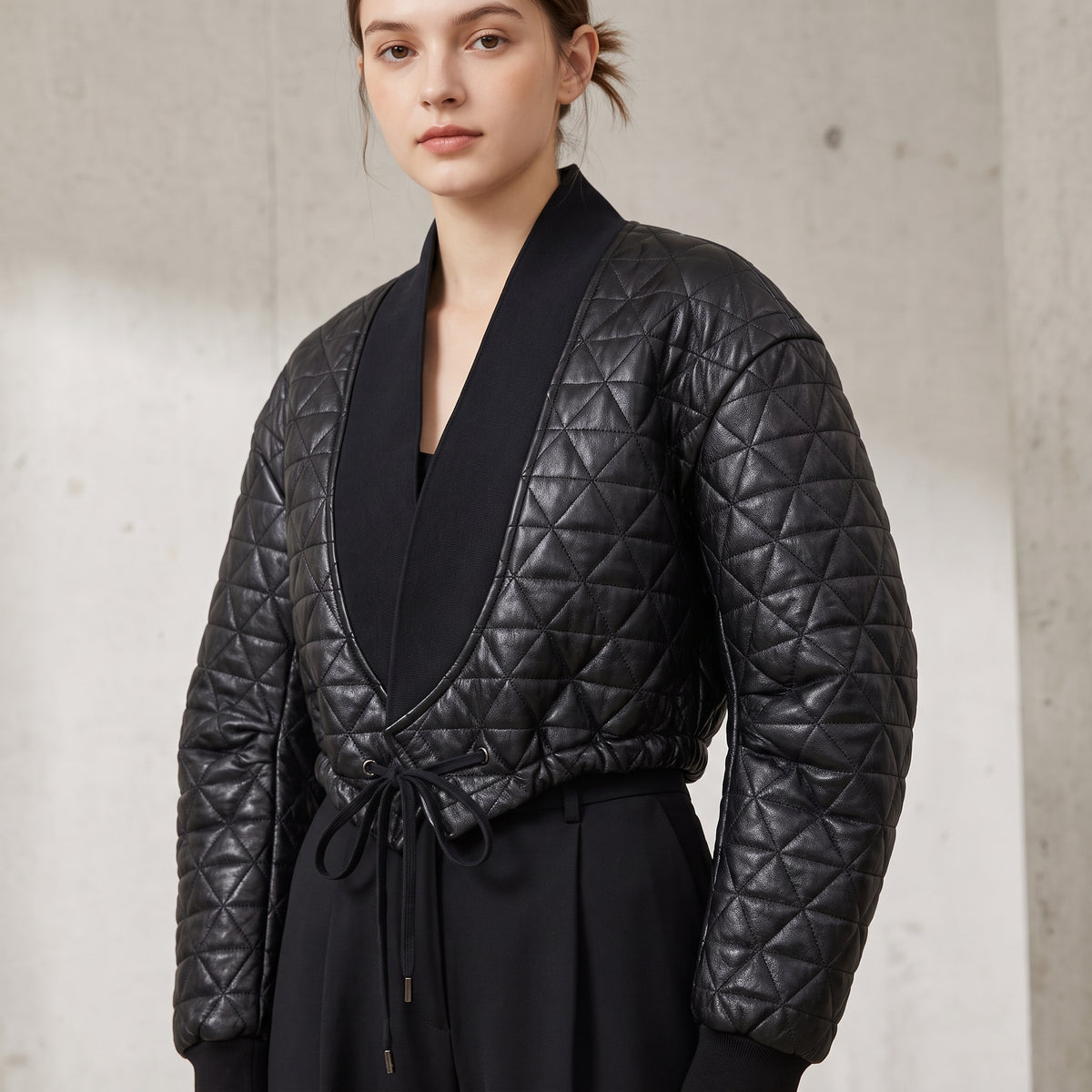 Quilted Cropped Jacket