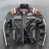 Genuine Cowhide Leather Motorcycle Jacket