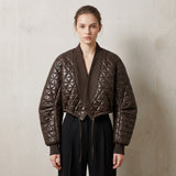 Quilted Cropped Jacket