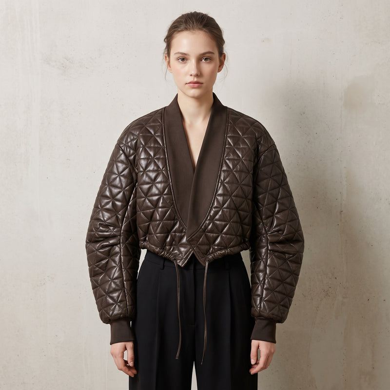Quilted Cropped Jacket