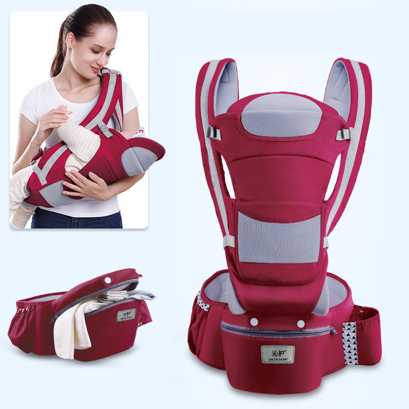 3-in-1 Ergonomic Baby Carrier with Hip Seat