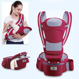 3-in-1 Ergonomic Baby Carrier with Hip Seat