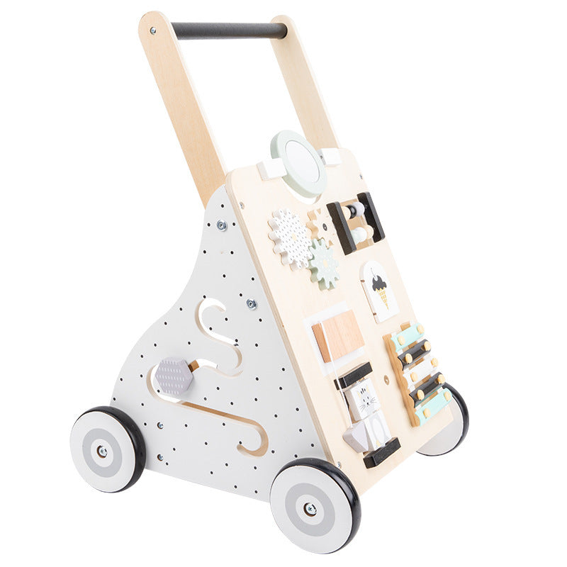 Wooden Early Education Multi-functional Walker