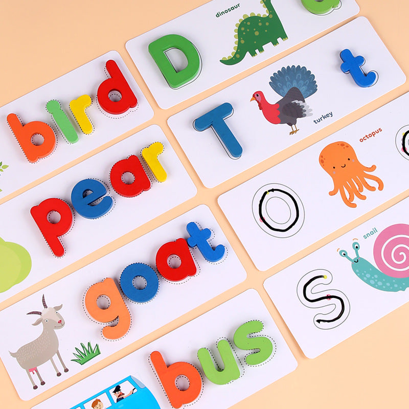 Wooden English Alphabet Puzzle