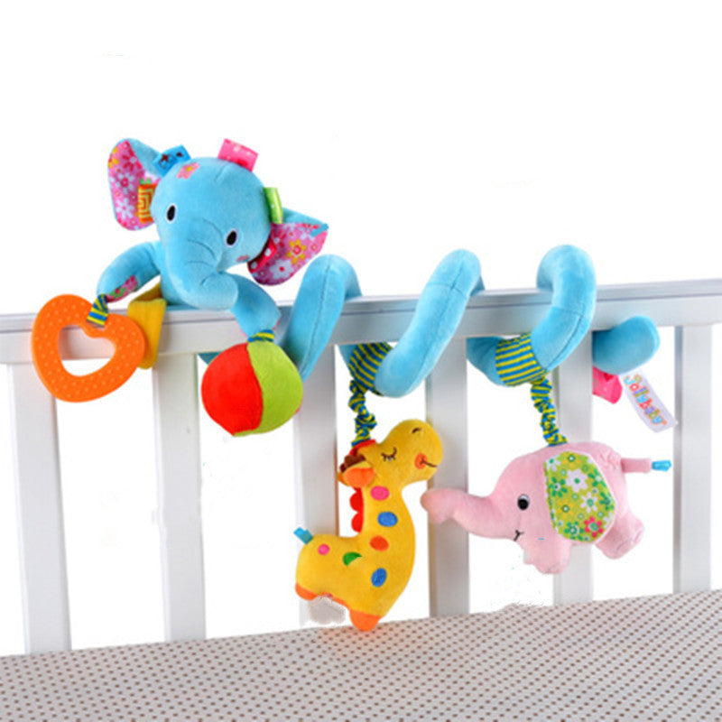 Baby Plush Spiral Crib Toy