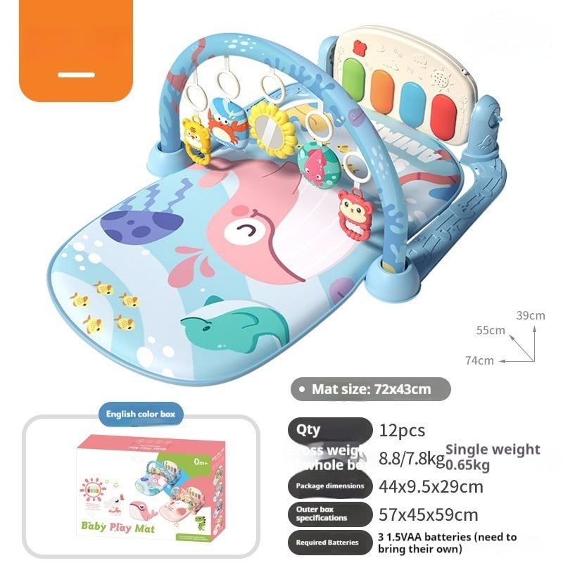 Baby Activity Gym Play Mat with Musical Piano