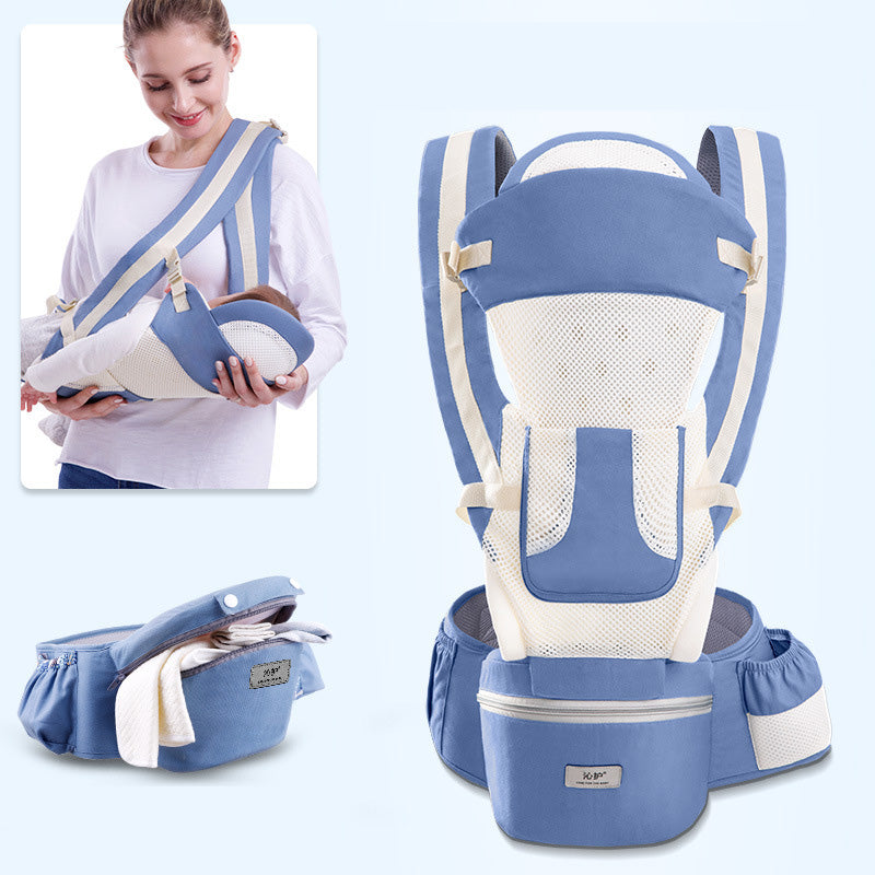 3-in-1 Ergonomic Baby Carrier with Hip Seat