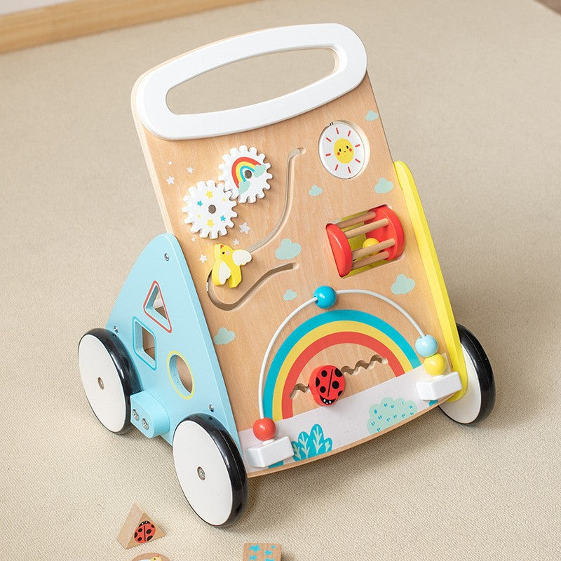 Wooden Early Education Multi-functional Walker