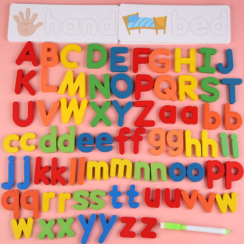 Wooden English Alphabet Puzzle