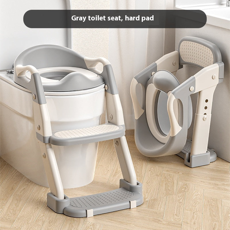 3-in-1 Kids Potty Training Toilet Seat with Ladder – Portable Children’s Toilet Trainer