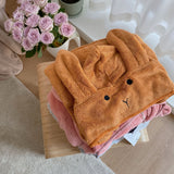 Rabbit Ears Hooded Baby Bath Towel Robe