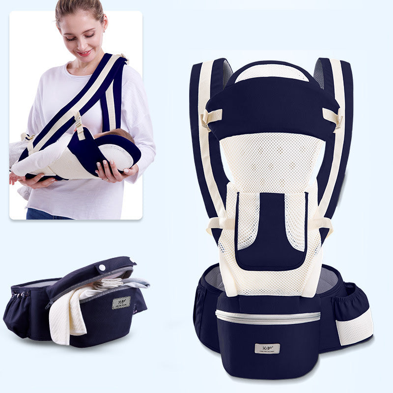 3-in-1 Ergonomic Baby Carrier with Hip Seat