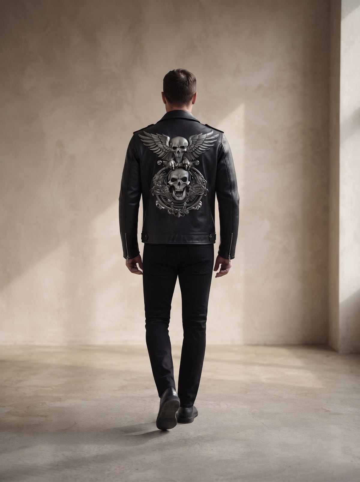 Skull Rider Biker Jacket