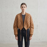 Quilted Cropped Jacket