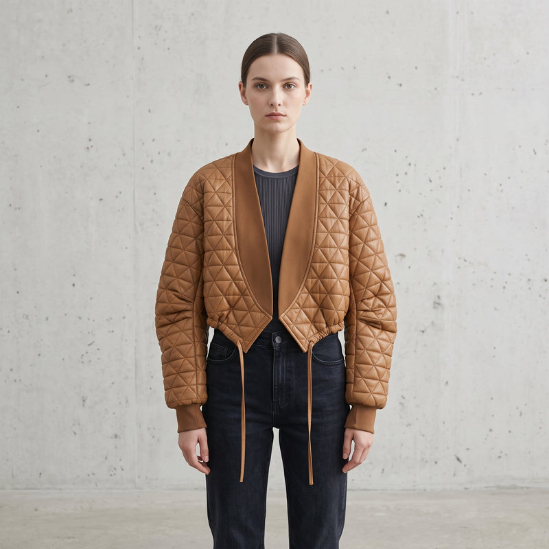 Quilted Cropped Jacket