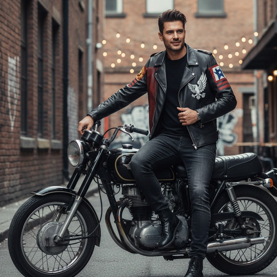 Heritage Eagle Biker Jacket