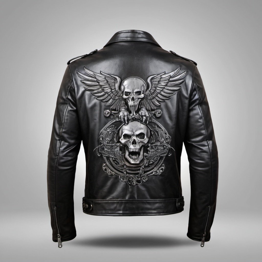 Skull Rider Biker Jacket