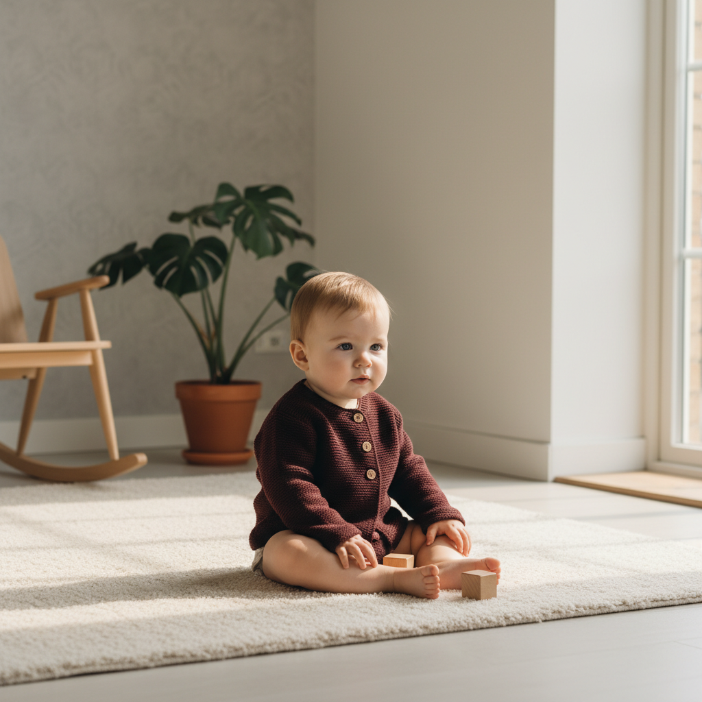 Infant Baby Knitted Cotton Cardigan Coat