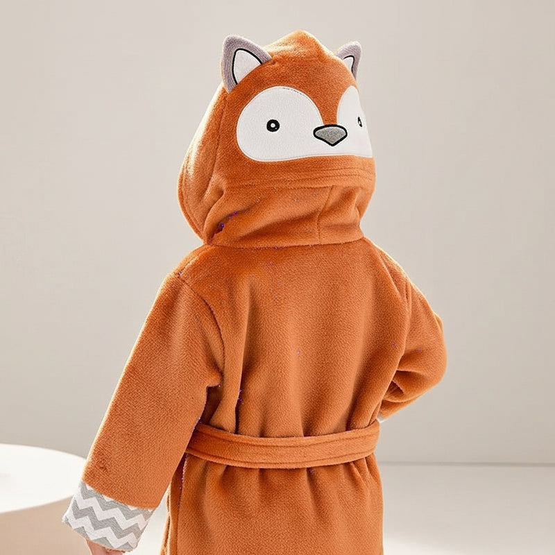 Baby Animal Hooded Bath Towel Robe