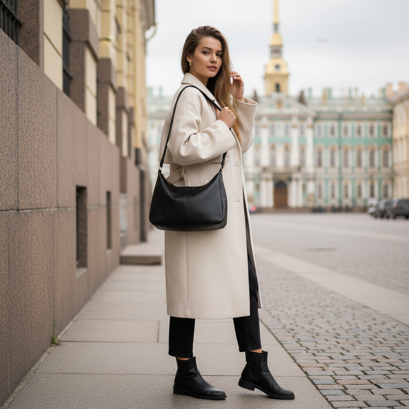 Retro Luxury Corduroy Commuter Bag – Cyberpunk Style Casual Travel Shoulder Bag